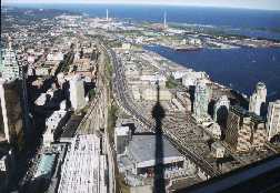View from 360 Restaurant on CN Tower